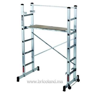 Echelle-échafaudage en Aluminium 1.8m HT 3m - Litan-0