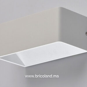 Applique murale rectangulaire blanche 6W 3000K-0