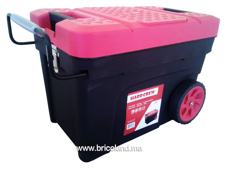 Boite à outils en plastique 61cm avec fermeture métallique-0