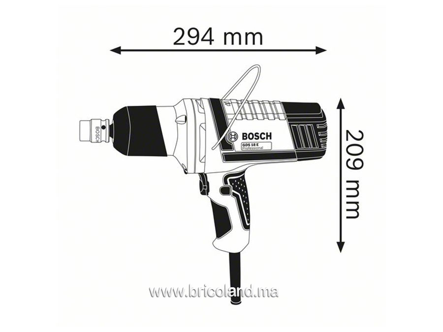 Boulonneuse GDS 18 E Professional - Bosch-7933