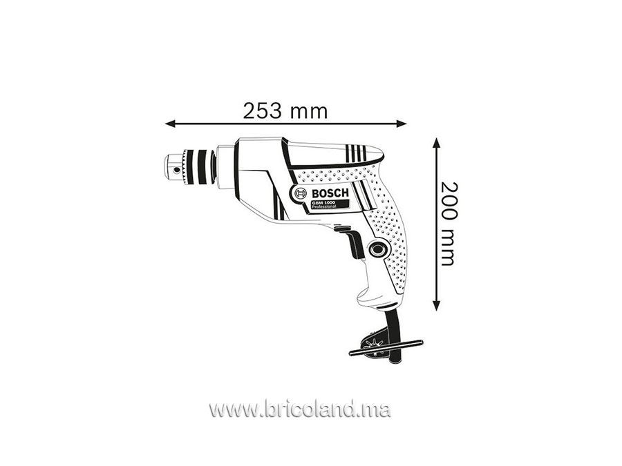 Perceuse GBM 1000 Professional - Bosch-7996