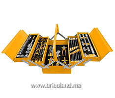 Caisse à outils métallique 59 pièces - INGCO-thumbnail