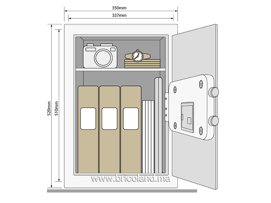 Coffre-fort Professionnel 520 - Yale-8198