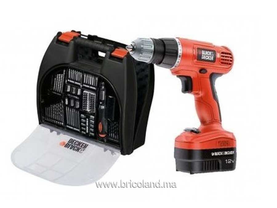 Visseuse 12V Kitbox - EPC12100K-GB - BLACK & DECKER-0