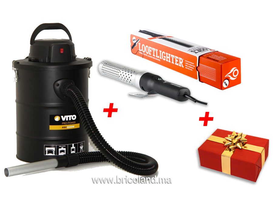 Pack aspirateur de cendres + allume-feu Looftlighter-0