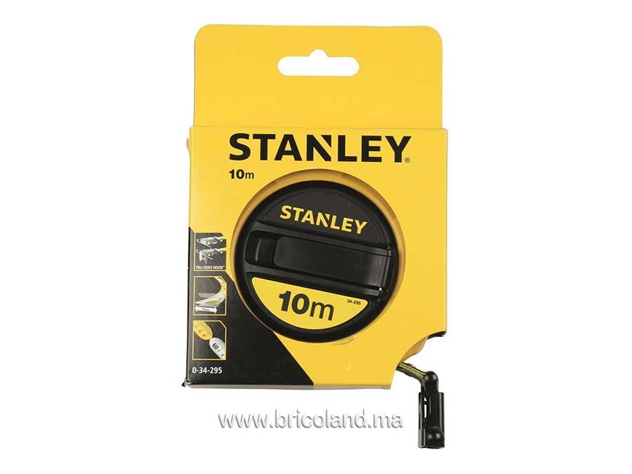Mesure longue en fibre de verre 10 m x 12,7 mm - STANLEY-8523
