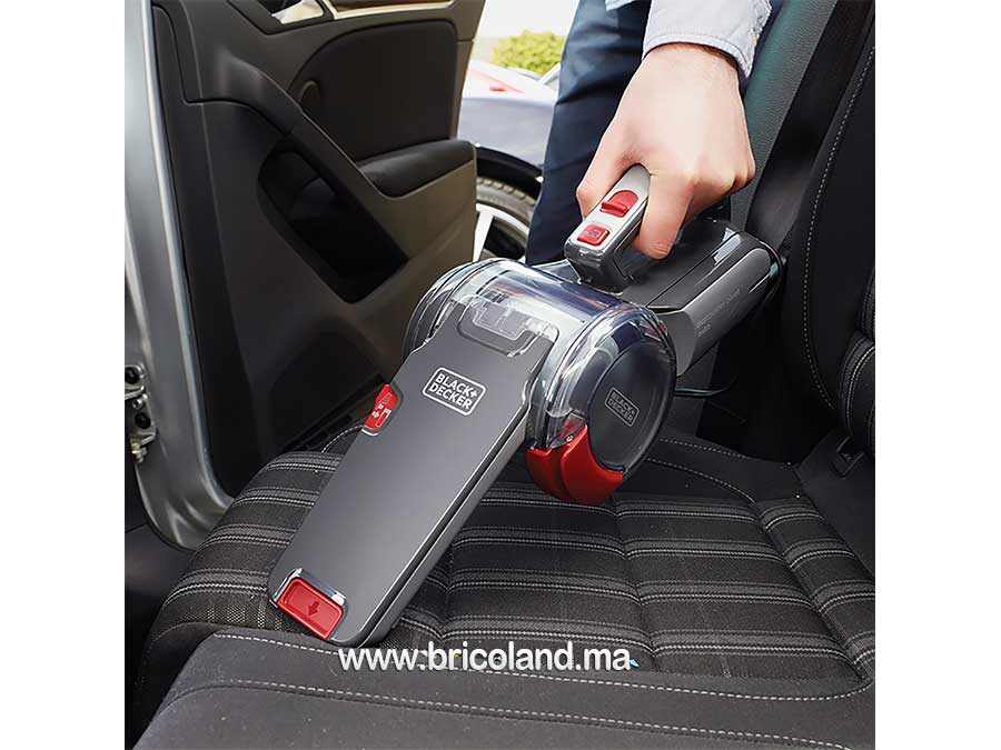 Aspirateur à main cyclonique pour voiture 12V - BLACK & DECKER-8849