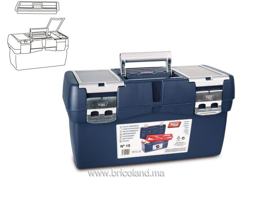 Boite à outils en plastique mod.11 115004 - TAYG-0