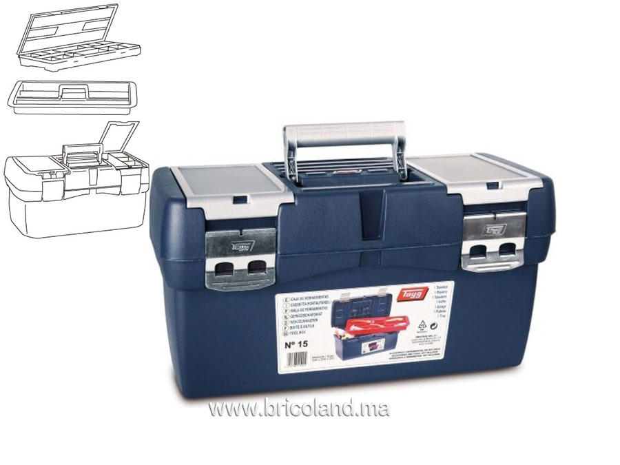 Boite à outils en plastique mod.11 118005 - TAYG-0