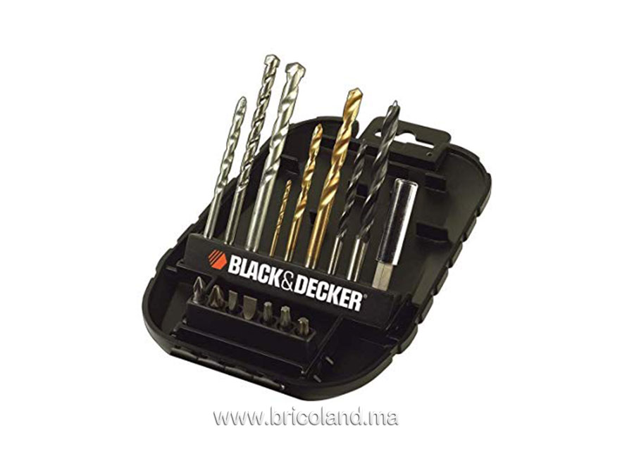 Coffret de forets et embouts 16 pièces - BLACK & DECKER-8827