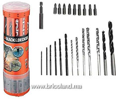 Boite de forets et embouts 23 pièces - BLACK & DECKER-thumbnail