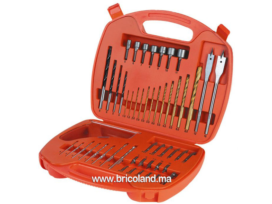 Coffret de forets et embouts 50 pièces A7066 - BLACK & DECKER-0