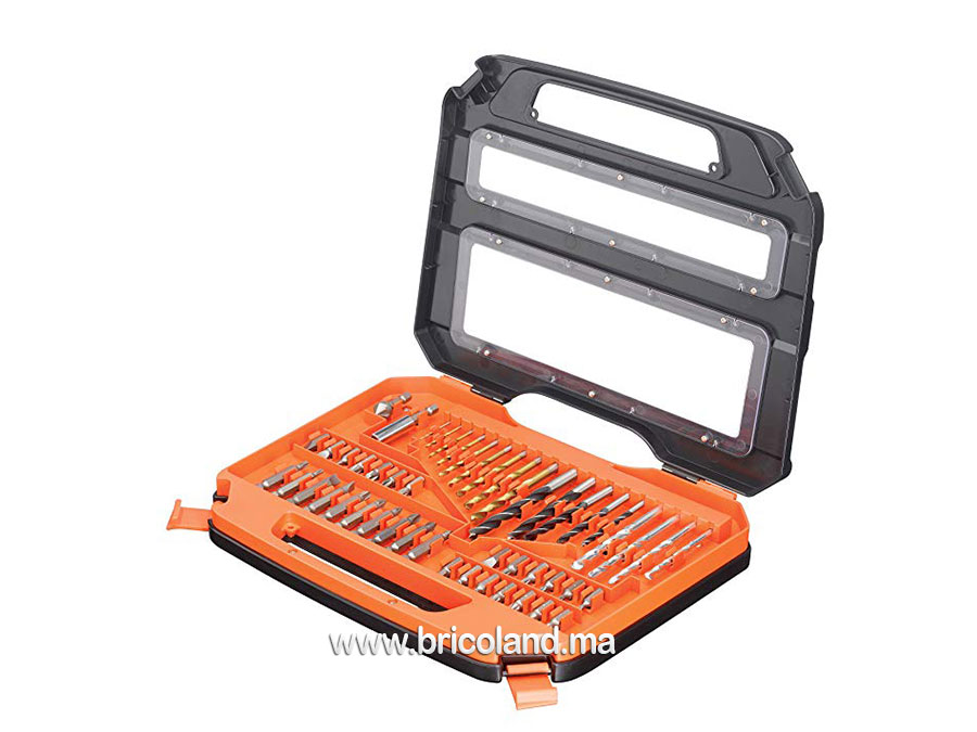 Coffret de forets et embouts 50 pièces A7168 - BLACK & DECKER-0
