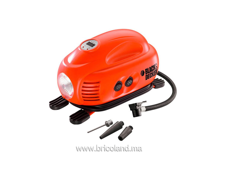 Gonfleur/Compresseur 12V ASI200 - BLACK & DECKER-0