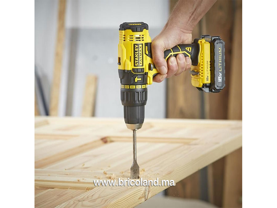 Perceuse visseuse à percussion sans fil 18V SCH20S2K - STANLEY-8579