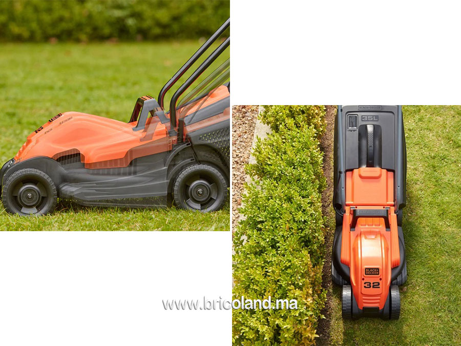 Tondeuse électrique 32cm BEMW451BH - BLACK & DECKER-13444