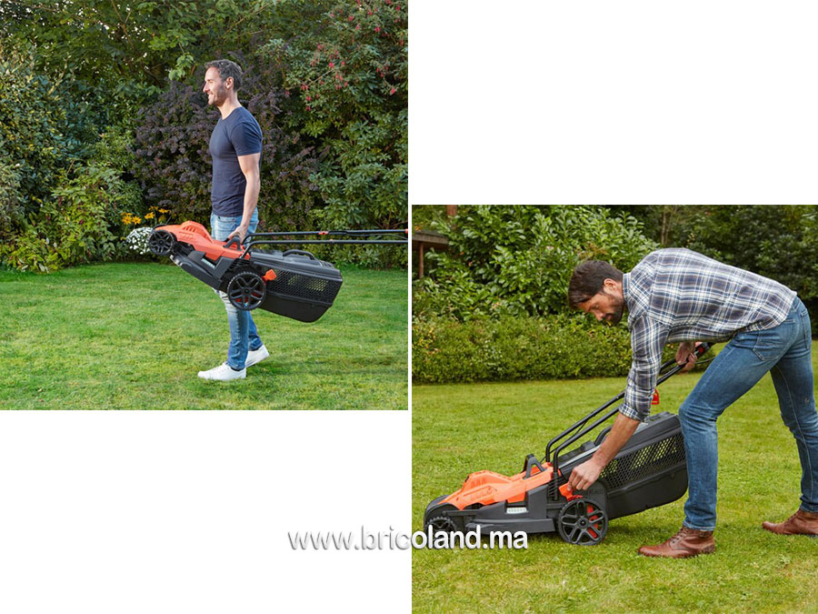 Tondeuse électrique 38cm BEMW471BH - BLACK & DECKER-13451