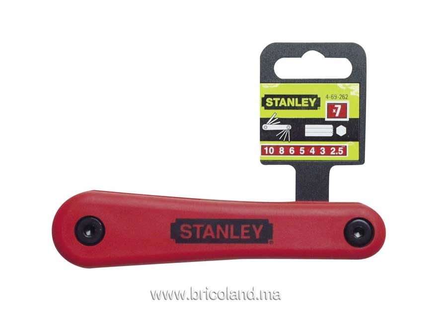 Jeu de 7 clés mâles hexagonales Gamme Pro - STANLEY-8974