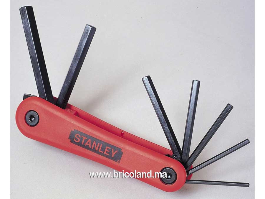 Jeu de 7 clés mâles hexagonales Gamme Pro - STANLEY-8976