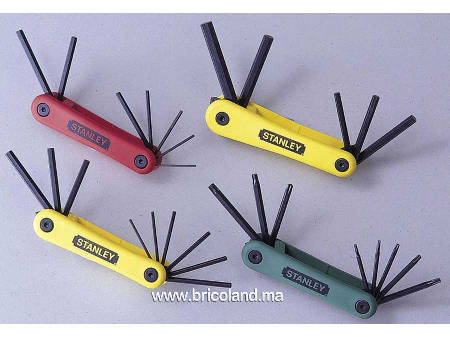Jeu de 7 clés mâles hexagonales Gamme Pro - STANLEY-8973