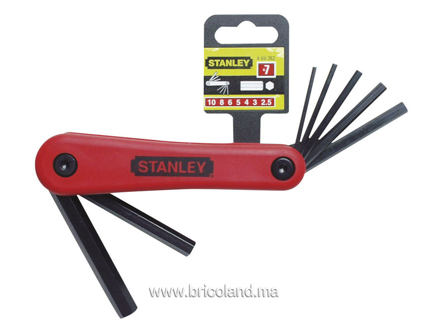 Jeu de 7 clés mâles hexagonales Gamme Pro - STANLEY-0