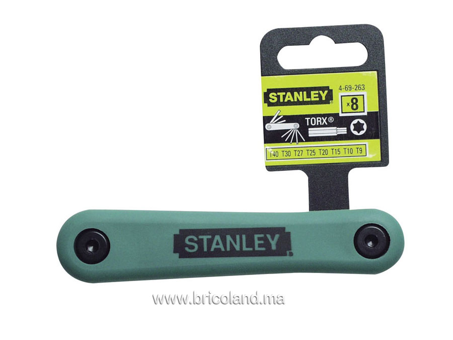 Jeu de 8 clés torx Gamme Pro - STANLEY-8982