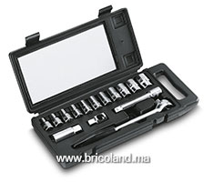 Coffret à douille 1/2" 15 pièces - STANLEY-thumbnail