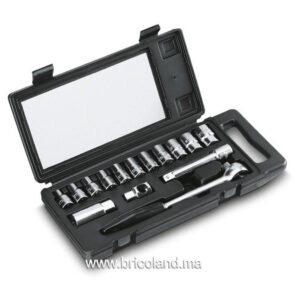 Coffret à douille 1/2" 15 pièces - STANLEY-0
