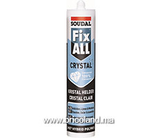 Colle-mastic transparent Fix All Crystal 290ml - Soudal-thumbnail