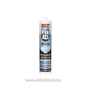 Colle-mastic transparent Fix All Crystal 290ml - Soudal-0