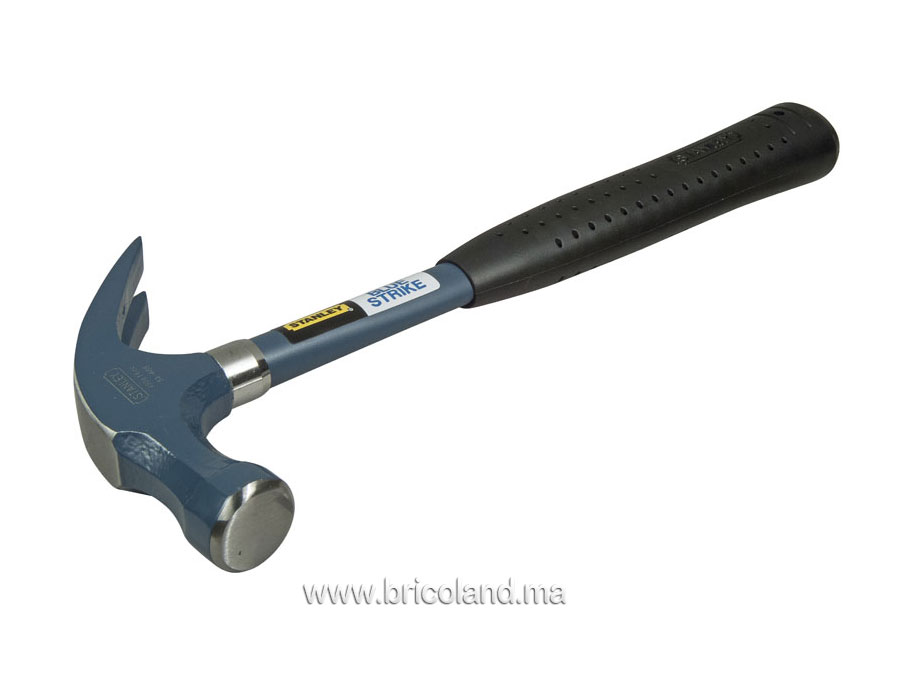 Marteau arrache-clous manche tubulaire acier - STANLEY-0