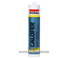 Mastic haute température +1500°C Calofer 310ml - Soudal-thumbnail