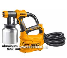 Pistolet à peinture 500W bac en aluminium SPG5008-2 - INGCO-thumbnail
