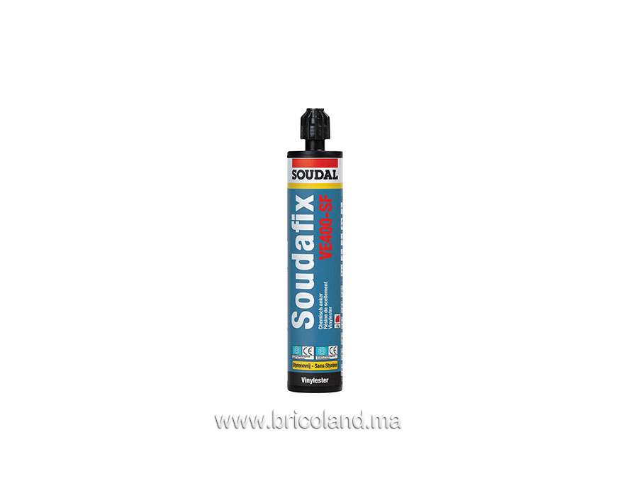 Résine de scellement Soudafix VE400-SF 280ml - Soudal-0