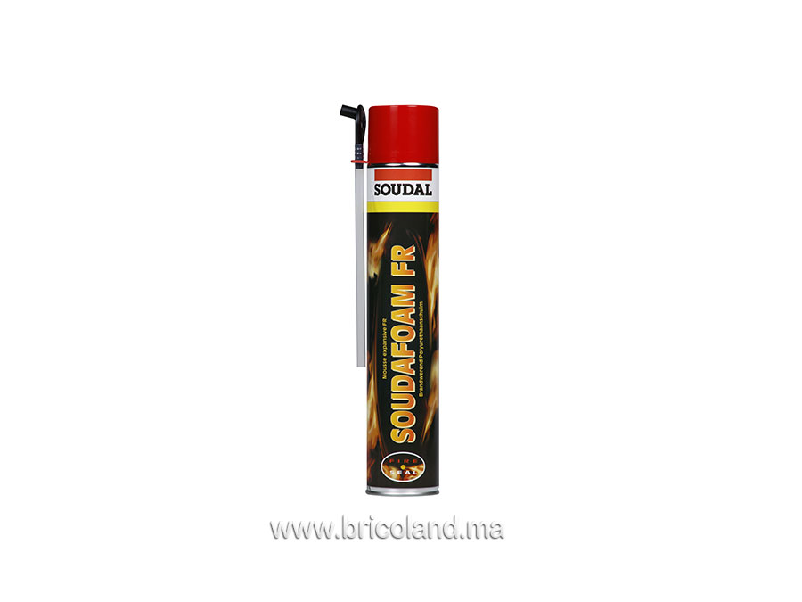 Mousse polyuréthane coupe-feu Soudafoam FR 750ml - Soudal-0