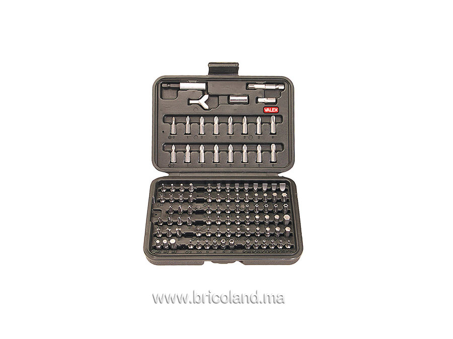 Coffret d'embouts de vissage 100 pièces - Valex-0