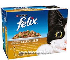 Felix emincés 12x85g aux volailles en gelée pour chat - Purina-thumbnail