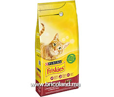 Croquettes pour chat adulte Friskies au bœuf, poulet et légumes 1.7 kg - Purina-thumbnail
