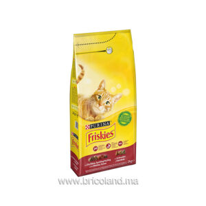 Croquettes pour chat adulte Friskies au bœuf, poulet et légumes 1.7 kg - Purina-0