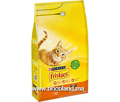 Croquettes pour chat adulte Friskies au poulet et légumes 1.7 kg - Purina-thumbnail