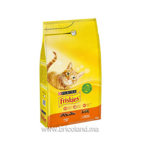 Croquettes pour chat adulte Friskies au poulet et légumes 1.7 kg - Purina-0