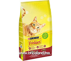 Croquettes pour chat adulte Friskies au bœuf, poulet et légumes 7.5 kg - Purina-thumbnail
