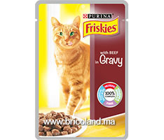Friskies pour chats adulte bœuf en sauce 100g - Purina-thumbnail