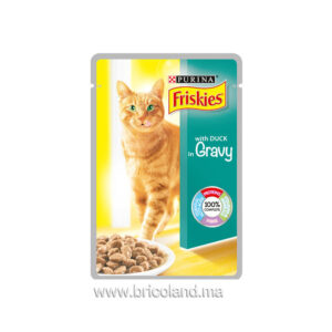 Friskies pour chats adulte canard en sauce 100g - Purina-0