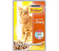 Friskies pour chats adulte dinde en sauce 100g - Purina-thumbnail