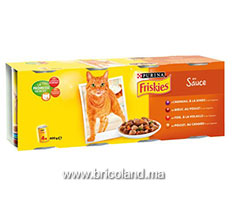 Boites aux viandes et légumes en sauce Friskies 4 x 400g - Purina-thumbnail