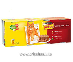 Boites aux viandes et légumes en terrine Friskies 4 x 400g - Purina-thumbnail