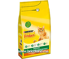 Croquettes pour chat d'intérieur Friskies Indoor au poulet et légumes 1.5 kg - Purina-thumbnail