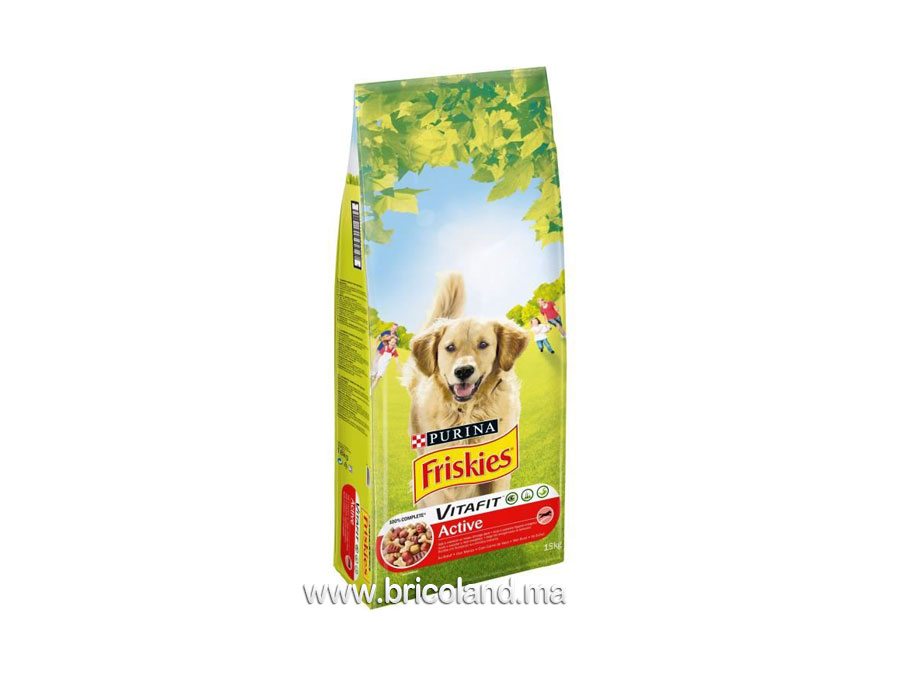 Croquettes pour chien Friskies Vitafit Active 15 kg - Purina-0