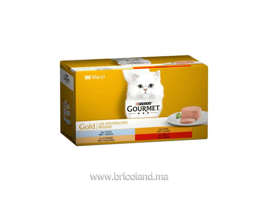 Gourmet gold mousselines 4 x 85g - Purina-0